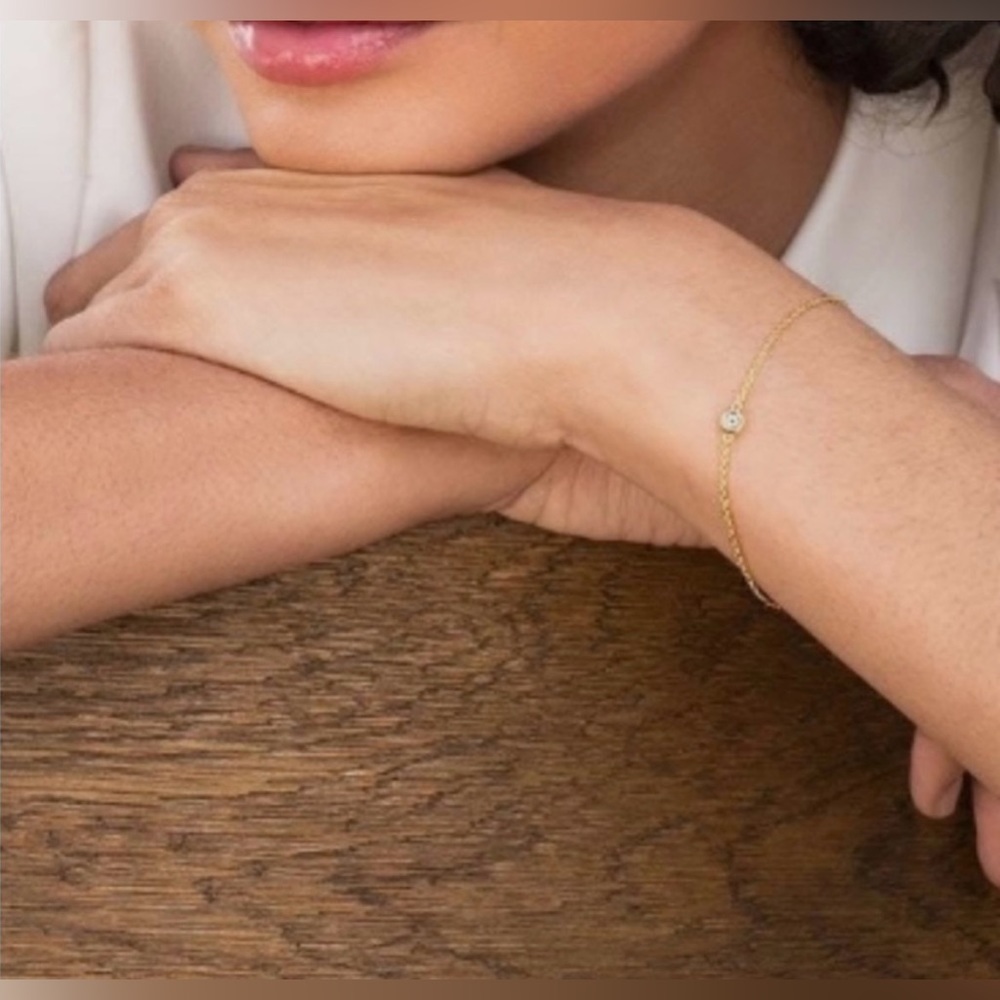 Marrin Costello | 14K Plated Gold & Genuine White Topaz Stone | NWT - $150